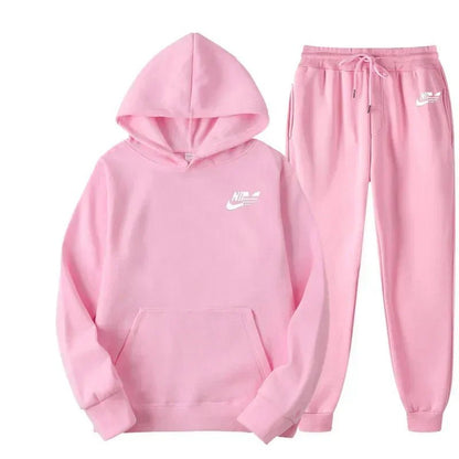 2025 Spring Autumn Men Casual Two Piece Sets Sweatshirts Men Women Street Los Fashion Printed Sports Suit - El Bean0s