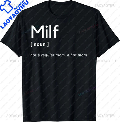 MILF Hunter | Funny Adult Humor Joke for Men Who Love Milfs T-Shirt Men Clothing Tops Graphic T Shirts Camisetas Streetwear - El Bean0s