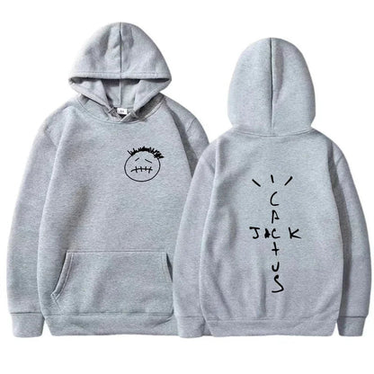 Rapper Cactus Jack Music Album Hoodies Men Women Fashion Hip Hop Sweatshirt Casual Unisex Long Sleeve Oversized Hoody Tops - El Bean0s