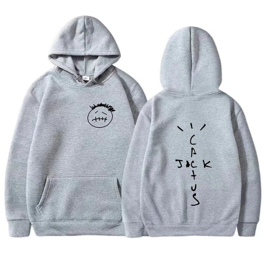 Rapper Cactus Jack Music Album Hoodies Men Women Fashion Hip Hop Sweatshirt Casual Unisex Long Sleeve Oversized Hoody Tops - El Bean0s