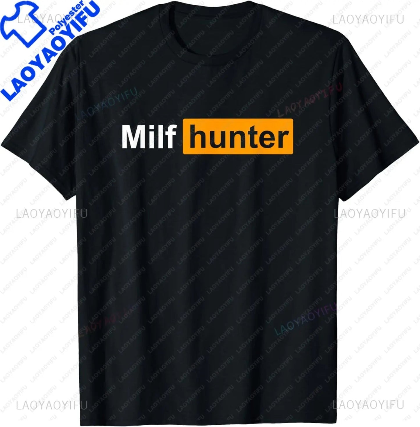 MILF Hunter | Funny Adult Humor Joke for Men Who Love Milfs T-Shirt Men Clothing Tops Graphic T Shirts Camisetas Streetwear - El Bean0s