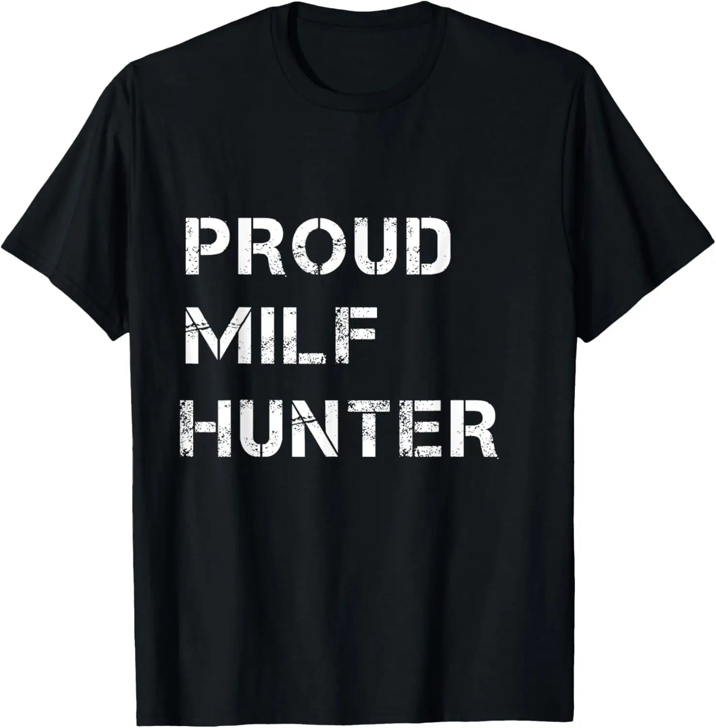 MILF Hunter | Funny Adult Humor Joke for Men Who Love Milfs T-Shirt Men Clothing Tops Graphic T Shirts Camisetas Streetwear - El Bean0s