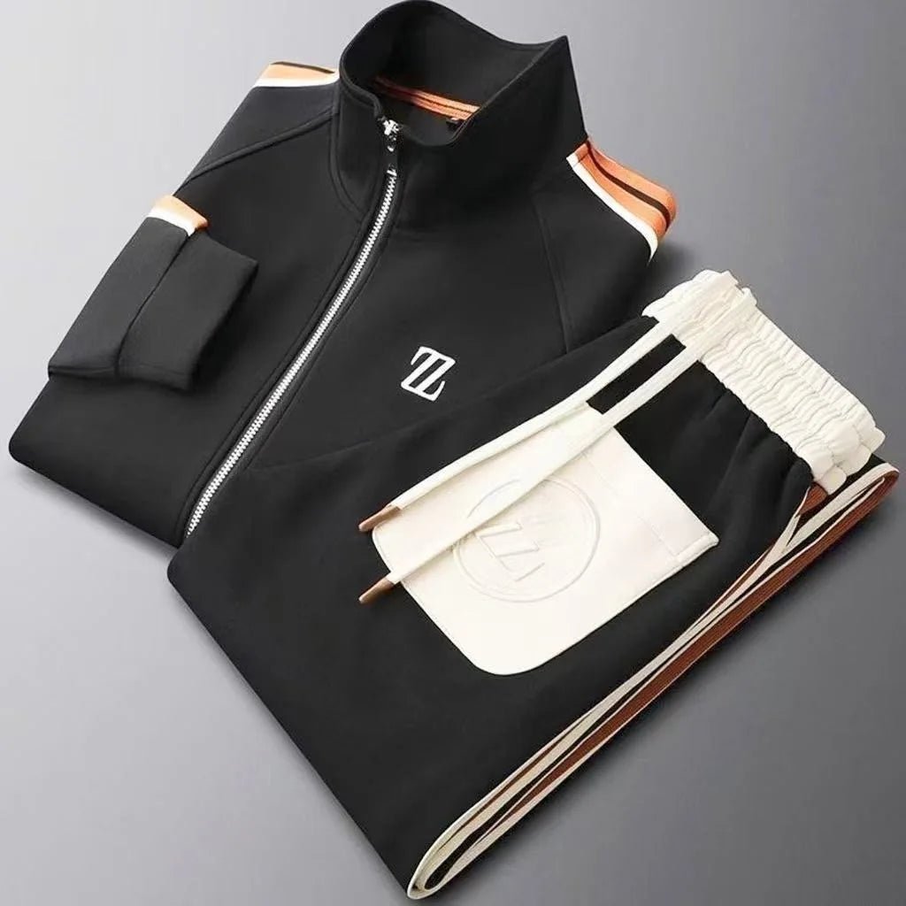 2025 men tracksuit Sportswear Suit Men's Jacket Trendy ins Embroidered Fashion Men's Jacket Trousers Two-Piece Set men clothing - El Bean0s