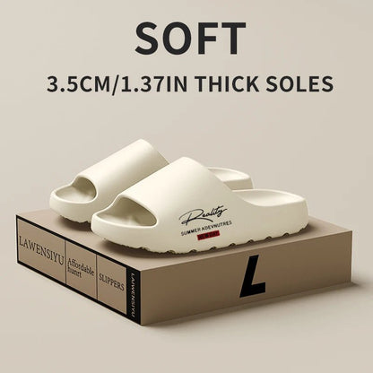 Comfortable And Lightweight Outdoor Slippers, Non-Slip Home Summer Beach Slippers, Same Style For Men And Women（No Shoe Box） - El Bean0s
