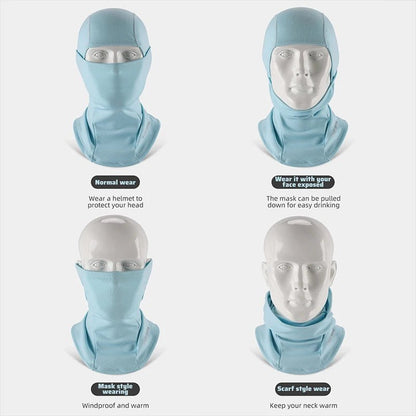 WEST BIKING Windproof Warm Headgear High Elasticity Breathable Balaclava Face Mask Men Women Cycling Running Ski Warm Scarf Cap - El Bean0s