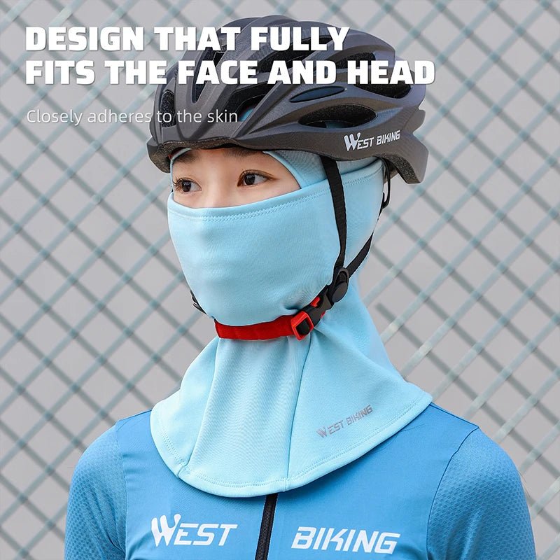 WEST BIKING Windproof Warm Headgear High Elasticity Breathable Balaclava Face Mask Men Women Cycling Running Ski Warm Scarf Cap - El Bean0s