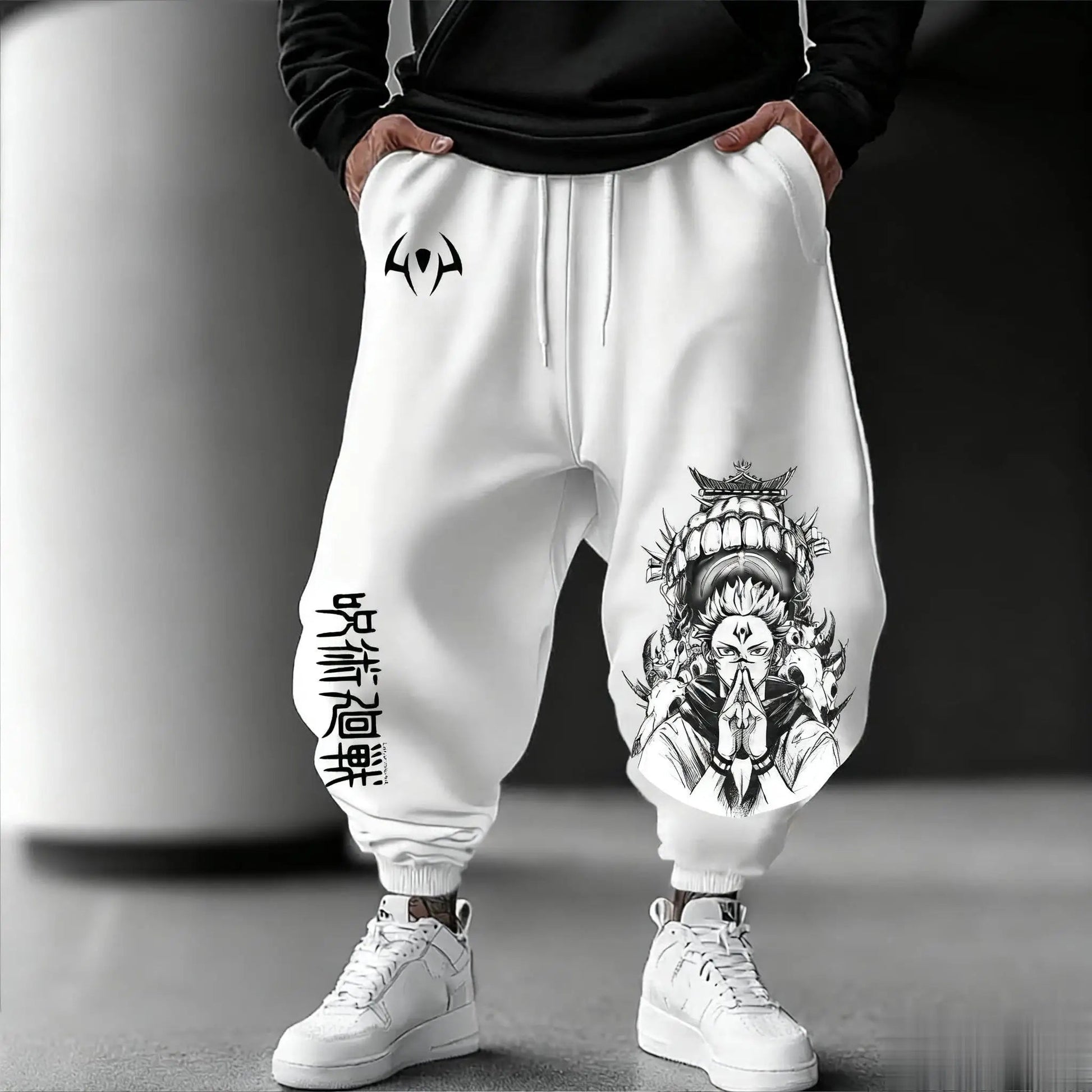 Jujutsu Kaisen Men Jogging Pants Loose Casual Sweatpants Japanese Anime Print Streetwear Graphic Hip Hop Trousers Y2k Clothes - El Bean0s