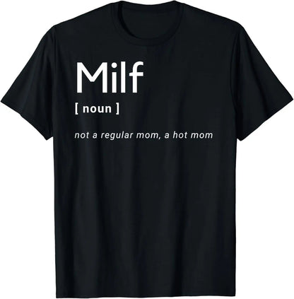 MILF Hunter | Funny Adult Humor Joke for Men Who Love Milfs T-Shirt Men Clothing Tops Graphic T Shirts Camisetas Streetwear - El Bean0s