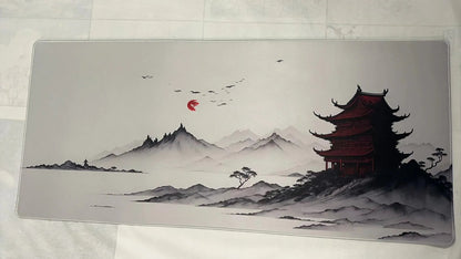 Sakura Japanese Cherry Blossom Mouse Pad Gaming XXL HDMousepad XL Keyboard Pad Non-Slip Office Carpet Laptop Mice Pad - El Bean0s