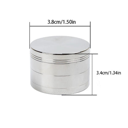 40mm Mini Herb Grinder: Stylish Zinc Alloy Spice Mill for Dry Herb & Tobacco - El Bean0s