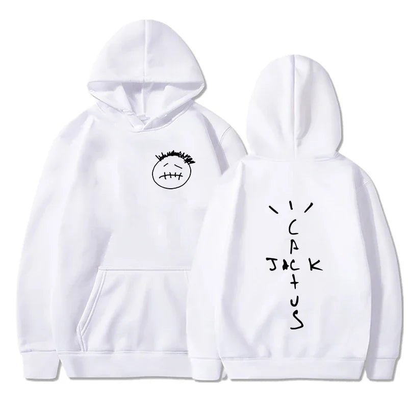 Rapper Cactus Jack Music Album Hoodies Men Women Fashion Hip Hop Sweatshirt Casual Unisex Long Sleeve Oversized Hoody Tops - El Bean0s