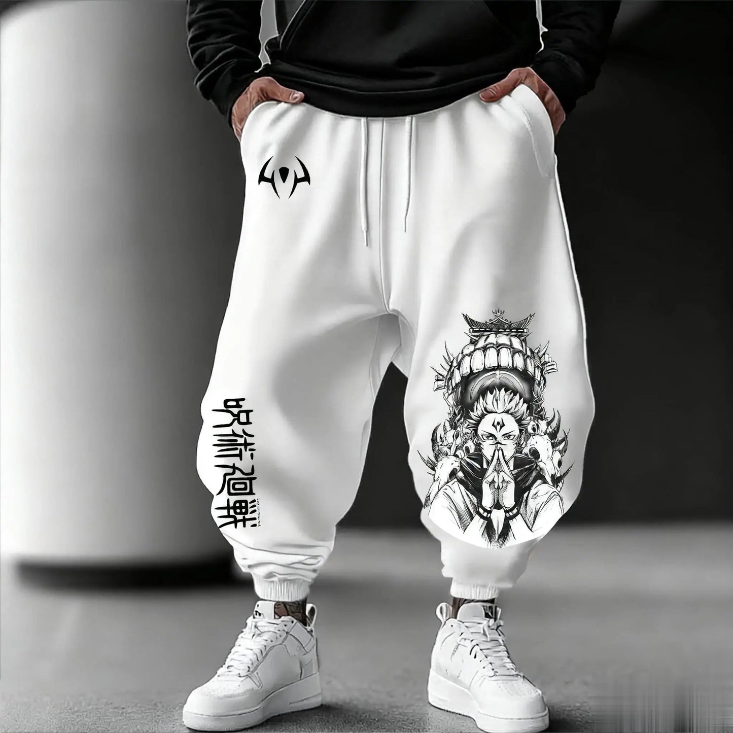 Jujutsu Kaisen Men Jogging Pants Loose Casual Sweatpants Japanese Anime Print Streetwear Graphic Hip Hop Trousers Y2k Clothes - El Bean0s