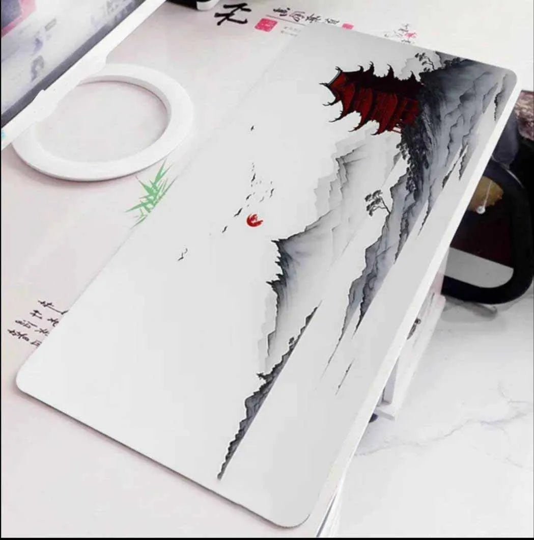 Sakura Japanese Cherry Blossom Mouse Pad Gaming XXL HDMousepad XL Keyboard Pad Non-Slip Office Carpet Laptop Mice Pad - El Bean0s