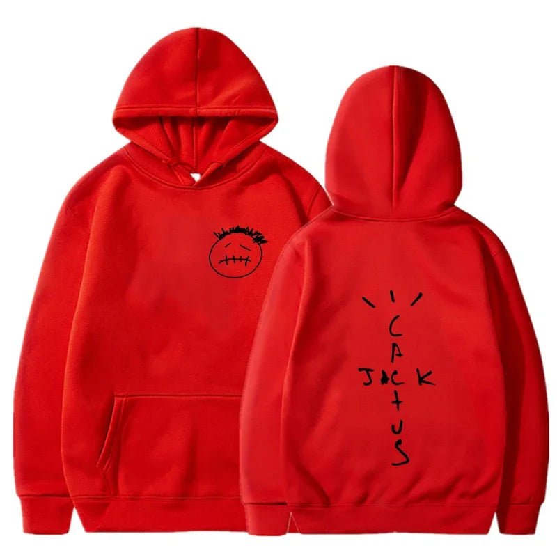 Rapper Cactus Jack Music Album Hoodies Men Women Fashion Hip Hop Sweatshirt Casual Unisex Long Sleeve Oversized Hoody Tops - El Bean0s
