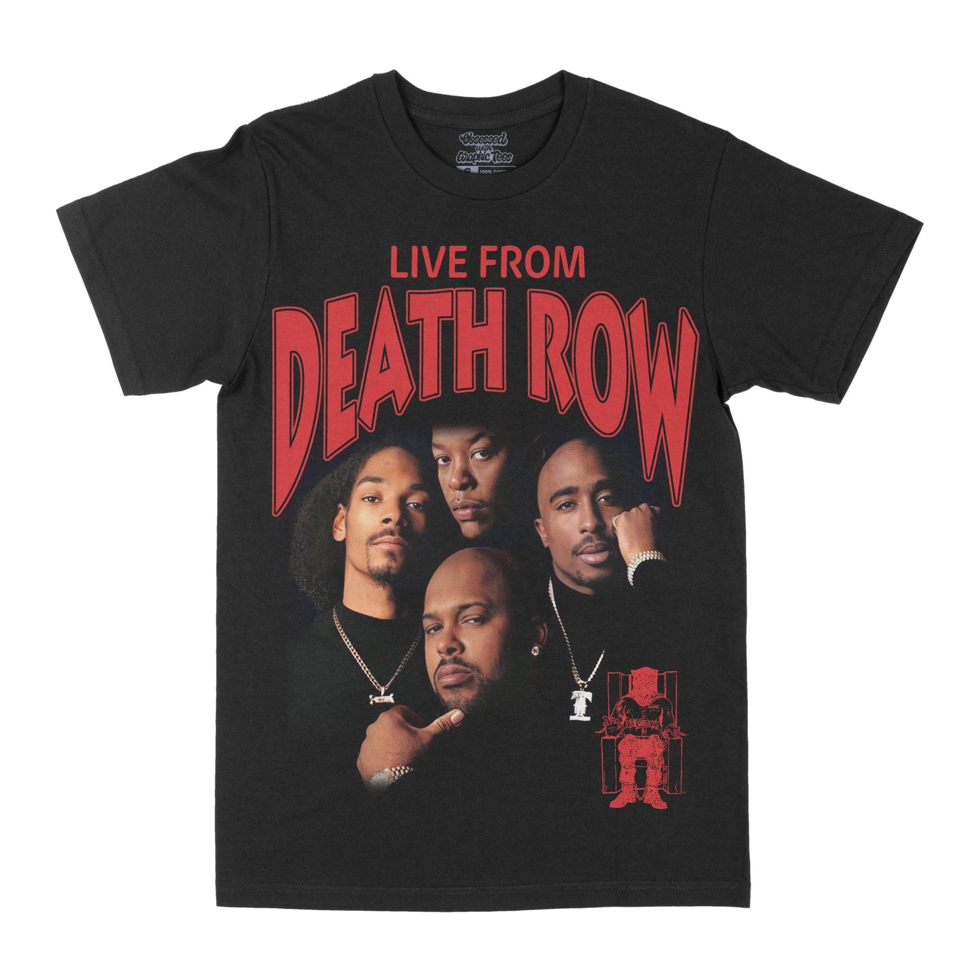 Live From Death Row Graphic Tee - El Bean0s