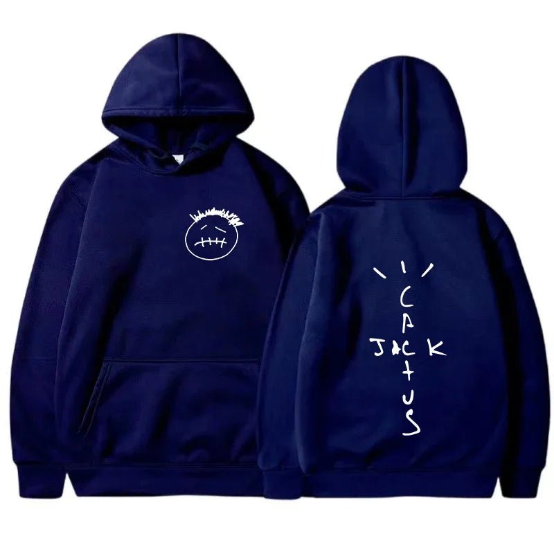 Rapper Cactus Jack Music Album Hoodies Men Women Fashion Hip Hop Sweatshirt Casual Unisex Long Sleeve Oversized Hoody Tops - El Bean0s