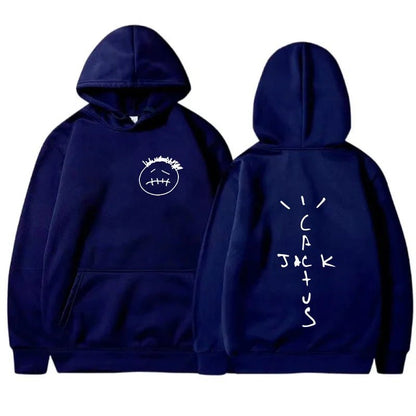 Rapper Cactus Jack Music Album Hoodies Men Women Fashion Hip Hop Sweatshirt Casual Unisex Long Sleeve Oversized Hoody Tops - El Bean0s