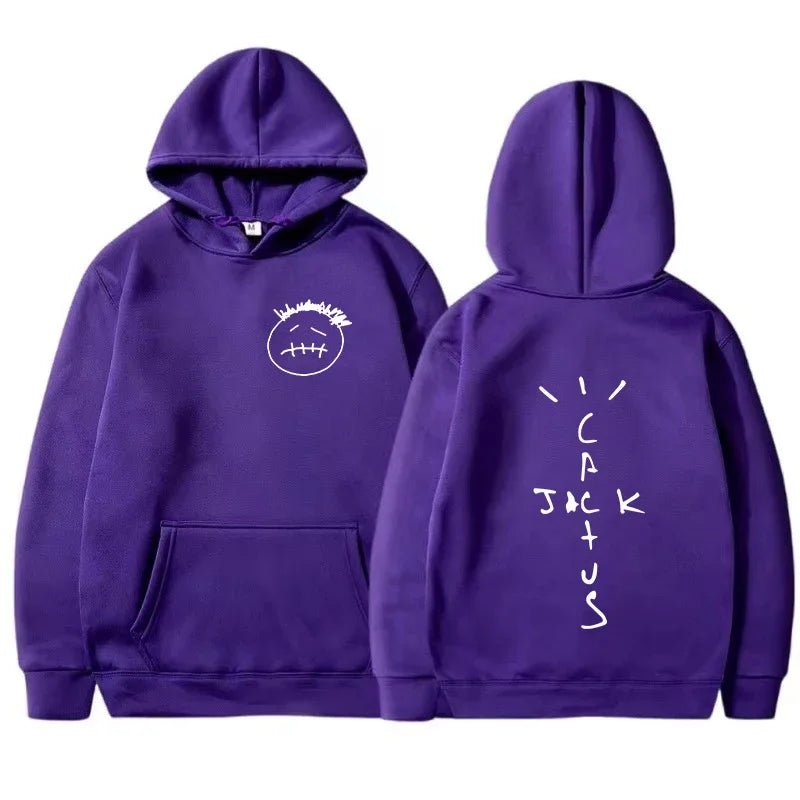 Rapper Cactus Jack Music Album Hoodies Men Women Fashion Hip Hop Sweatshirt Casual Unisex Long Sleeve Oversized Hoody Tops - El Bean0s