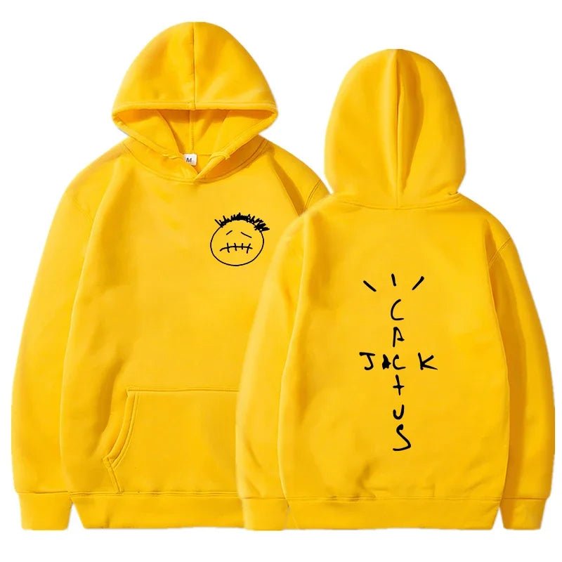 Rapper Cactus Jack Music Album Hoodies Men Women Fashion Hip Hop Sweatshirt Casual Unisex Long Sleeve Oversized Hoody Tops - El Bean0s