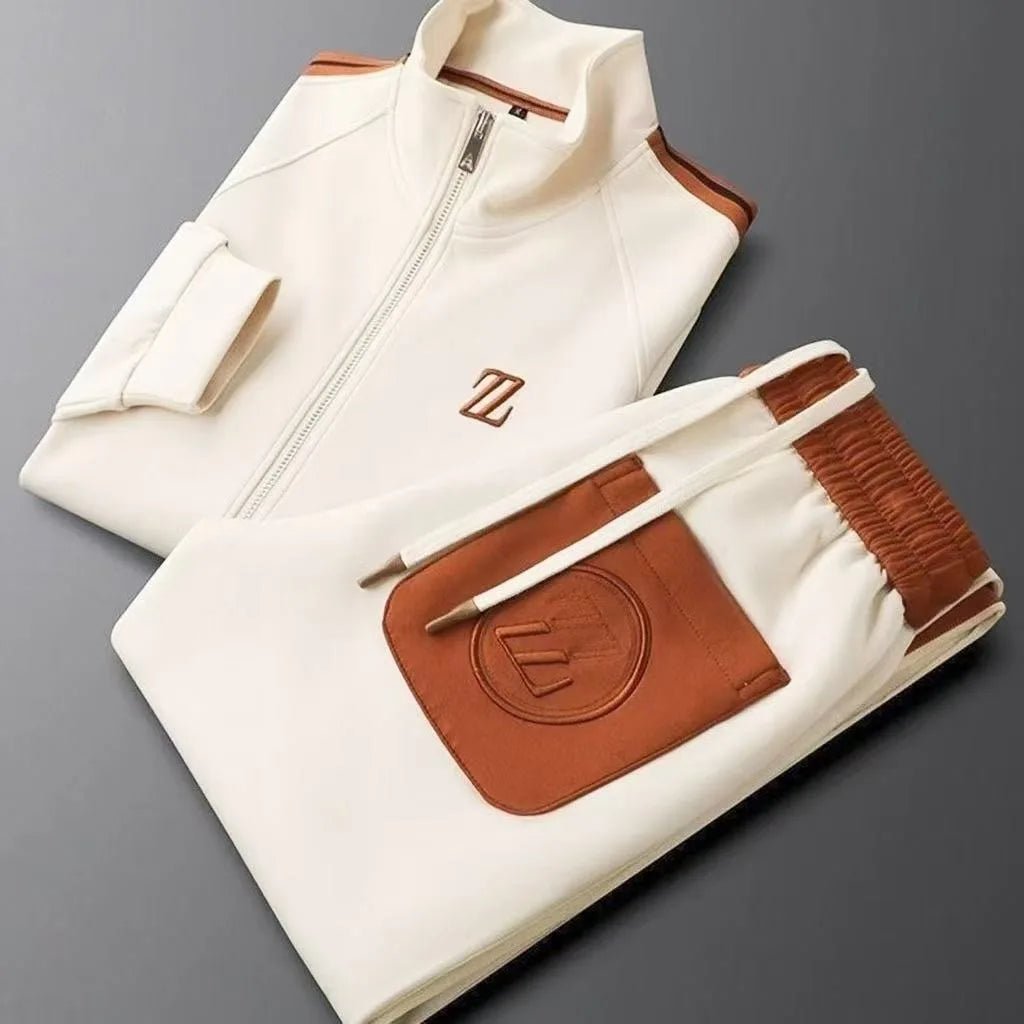 2025 men tracksuit Sportswear Suit Men's Jacket Trendy ins Embroidered Fashion Men's Jacket Trousers Two-Piece Set men clothing - El Bean0s