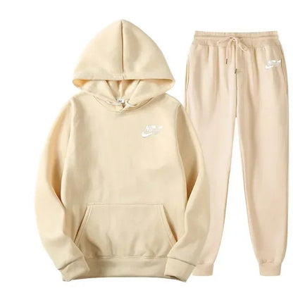 2025 Spring Autumn Men Casual Two Piece Sets Sweatshirts Men Women Street Los Fashion Printed Sports Suit - El Bean0s