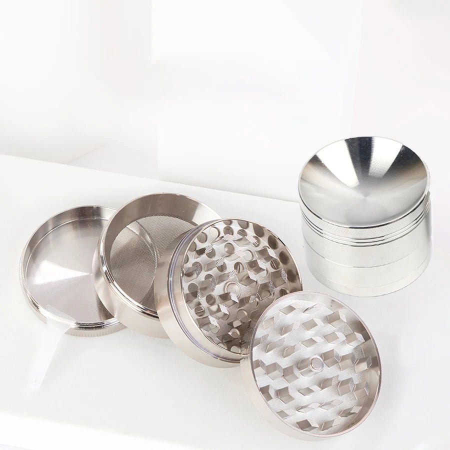 40mm Mini Herb Grinder: Stylish Zinc Alloy Spice Mill for Dry Herb & Tobacco - El Bean0s