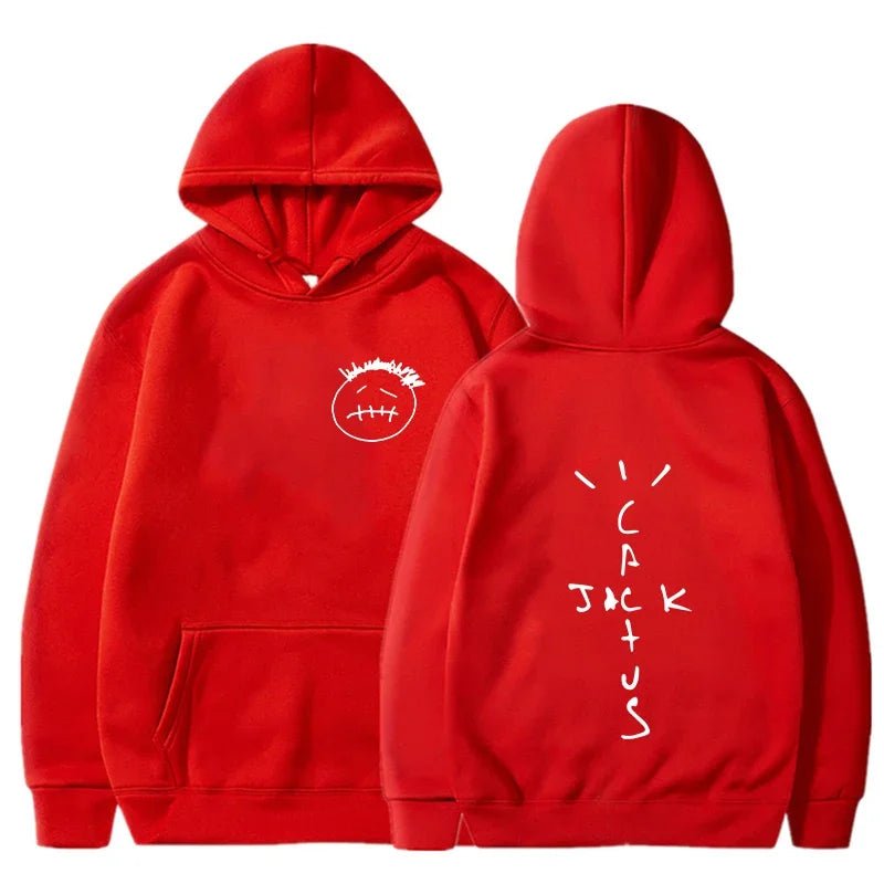 Rapper Cactus Jack Music Album Hoodies Men Women Fashion Hip Hop Sweatshirt Casual Unisex Long Sleeve Oversized Hoody Tops - El Bean0s